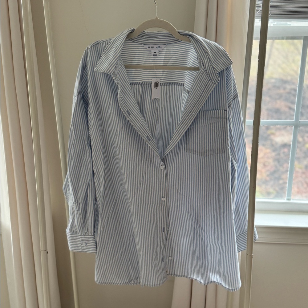 Old Navy 100% Cotton Boyfriend Shirt